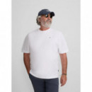 Camisetas Hombre Camiseta SILBON Minilogo Blanca