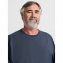 Camisetas Hombre Camiseta SILBON Minilogo Azul