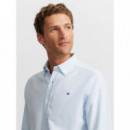 Blusas y Camisas Camisa SILBON Sport Oxford Celeste