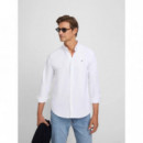 Blusas y Camisas Camisa SILBON Sport Oxford Blanco
