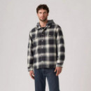 Chaquetas Hombre Chaqueta Levi's® Francisco Warwick Plaid Dark Phantom Gris  LEVI'S