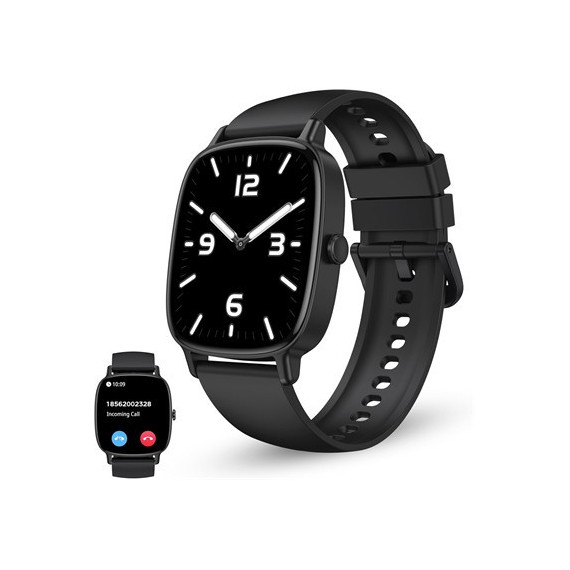 KSIX Reloj Smartwatch Pulse Negro Llamadas Notificaciones Oximetro