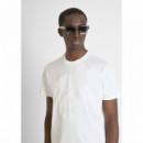 ANTONY MORATO Camiseta Regular Fit Blanca MMKS02486 FA100240-1011