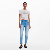 DESIGUAL Camiseta de Algodón 25SWTK10-2001