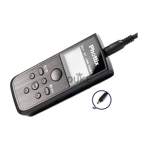 PHOTTIX Nikos Temporizador N6 con Lcd para Nikon D70S - D80