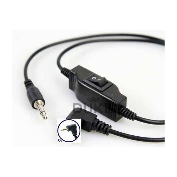 PHOTTIX Cable Extra Espiral C6 para Canon Eos 400D-450D-500D-550D-1000D - 60D