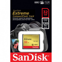 SANDISK Compact Flash Extreme 32GB (120MB/S)