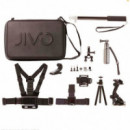 Jivo Go Kit Maleta para Gopro y Action Cams (11 Piezas)  DUKEFOTOGRAFIA