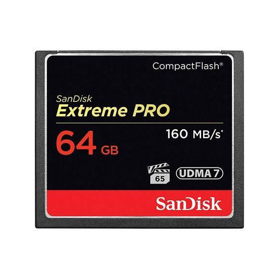 SANDISK Compact Flash Extreme Pro 64GB/160MB/S