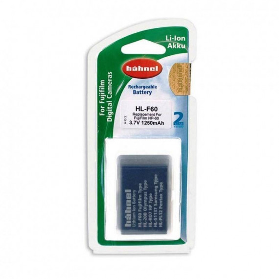HAHNEL Bateria HL-F60 (remplaza Fujifilm NP60)