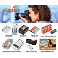 JUPIO Bateria CFU0014 Remplaza Fujifilm NP-W126