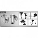 KUPO Adaptador Rotula de Bola Baby Rosca 3/8 KS-097