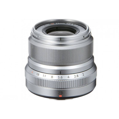 FUJIFILM Objetivo  Xf 23MM F2 R Wr Plata