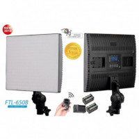 FOTIMA Panel Led Bicolor 650B + 2 Baterias + Cargador