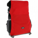 ROLLEI Mochila Traveller Canyon L 35 L Sunset Negro/rojo