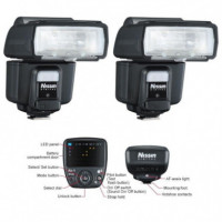 NISSIN KIT2 I60 Nikon 2 Flashes + Transmisor Air 1