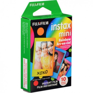 FUJIFILM Instax Mini Rainbow(arco Iris) 10 Tiras