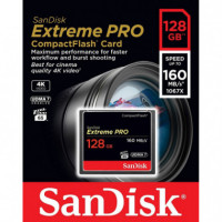 SANDISK Cf 128GB 160 Mb/s Extreme Pro UDMA7