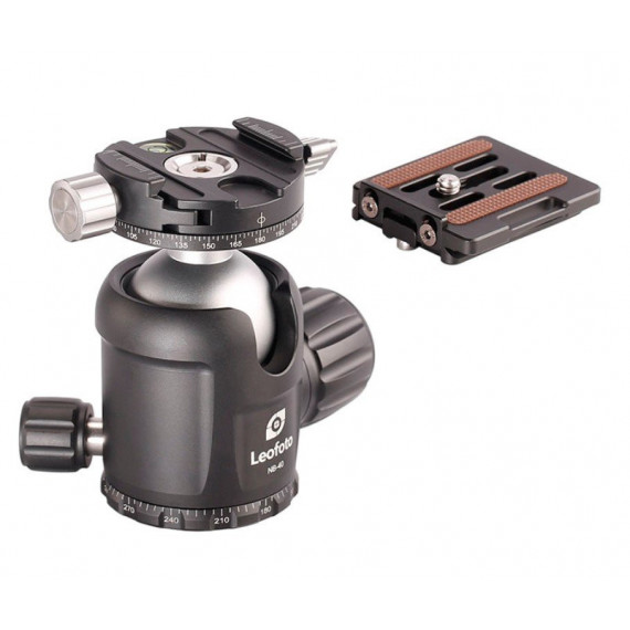 LEOFOTO Rotula NB-40+NP-50 con Placa de Liberacion