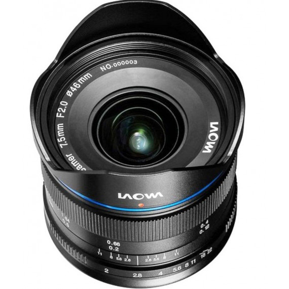 LAOWA 7.5MM F/2 Mft - Version Standard -negro