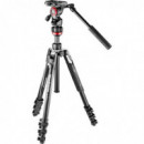 MANFROTTO Befree Live Tripode de Video Aluminio con Bloqueo