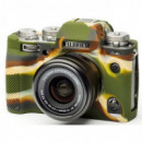 EASYCOVER Funda Protectora Fuji XT-3CAMUFLAJE (incluye Protector de Pantalla Lcd)