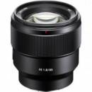 SONY Objetivo 85MM F1.8 Fe Negro