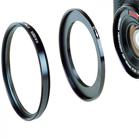 Kaiser Adaptador Objetivo 58MM a 62MM - KA6568  KAISER FOTOTECHNIK