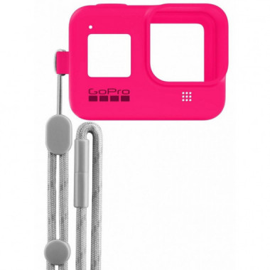 Gopro Sleeve(funda) + Lanyard(correa)  ACSST-011 - Fucsia - HERO7 / 6/5 y Hero 2018  GOPRO