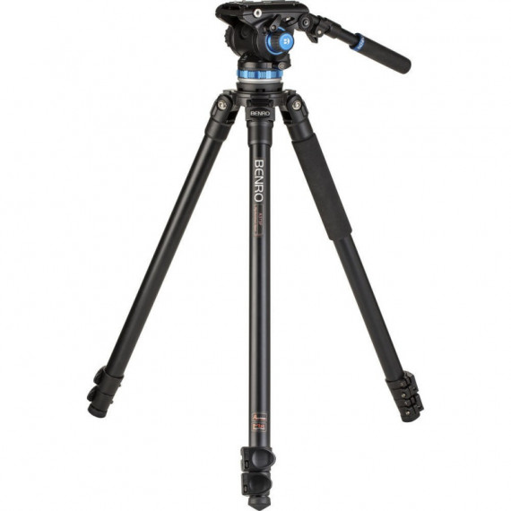 BENRO Tripode Aluminio Video Kit con Cabezal S Pro (single Tubo)
