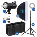 DORR Set de Estudio DFX-300 con Ls, SB-5070, Bolsa