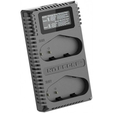 NITECORE Cargador UCN4 Pro Baterias Canon