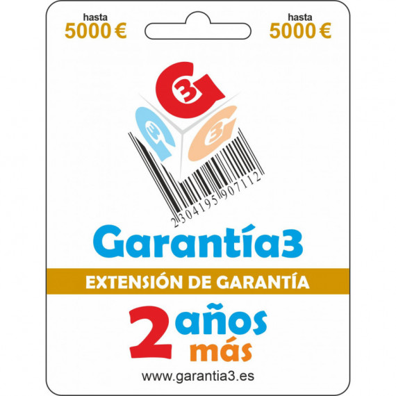 GARANTÍA3 Extensión de Garantía hasta 5000 Euros  GARANTIA3