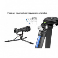 LEOFOTO Summit LM-364C Tripode de Carbono