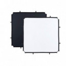 MANFROTTO Reflector Skylite Rapid Negro /blanco 1,1 X 1,1M. - LLLR81121R -