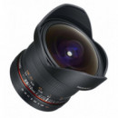 Samyang Objetivo 12MM F2.8 Ed As Ncs Ojo de Pez para Fuji X -   LK SAMYANG
