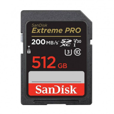 SANDISK Tarjeta Extreme Pro Sdxc Uhs-i 512GB-200MB/S