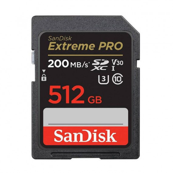 SANDISK Tarjeta Extreme Pro Sdxc Uhs-i 512GB-200MB/S