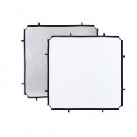 MANFROTTO Reflector Skylite Rapid Blanco/ Plata 1,1 X 1,1M Ref. LLLR81131R