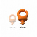 CLIPS PARA GUIAR CABLES NARANJA 3/8-16 SP0015
