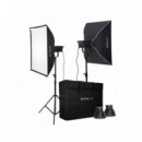 NANLITE Kit 2 Focos Led FS-150B Bi-color 185W