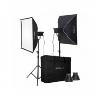 NANLITE Kit 2 Focos Led FS-150B Bi-color 185W