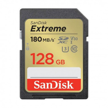 SANDISK Tarjeta Extreme Sdxc Uhs-i 128GB-180MB/S