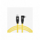 COBRA TETHER Cable Usb-c a Usb-c 90º 5M Amarillo