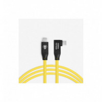 COBRA TETHER Cable Usb-c a Usb-c 90º 5M Amarillo