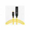 COBRA TETHER EXTENSION 10MM USB-C A USB-C AMARILLO