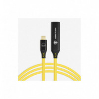 COBRA TETHER EXTENSION 10MM USB-C A USB-C AMARILLO