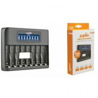 JUPIO Cargador USB Ni-mh para 8X Aa O Aaa