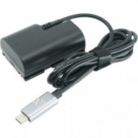 ZILR BATERIA DUMMY CANON LP-E6 USB-C