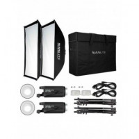 NANLITE Kit 2X Focos FS-300B Bi- Color 350W